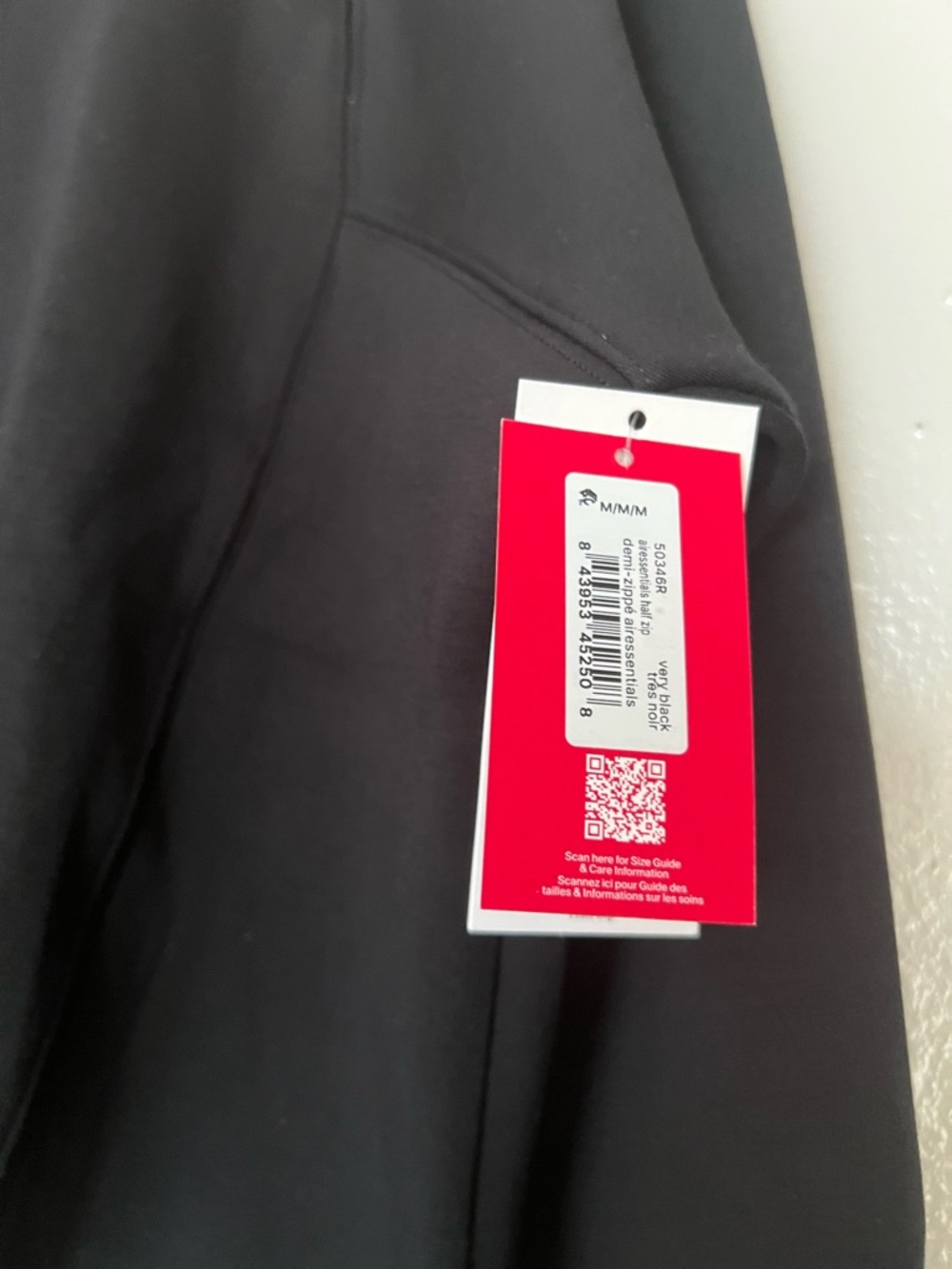 SPANX AirEssentials Half Zip in Black - Size Medium - Picture 4 of 6